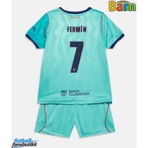 Barcelona Fermin Lopez #7 Tredjedraktsett Barn 2026-27 Kortermet (+ Korte bukser)